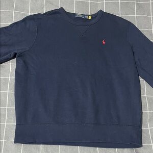 Polo by Ralph Lauren Men's Dark Blue Crewneck Sweater